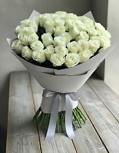 Букет 35 Белых роз в Эдельбае