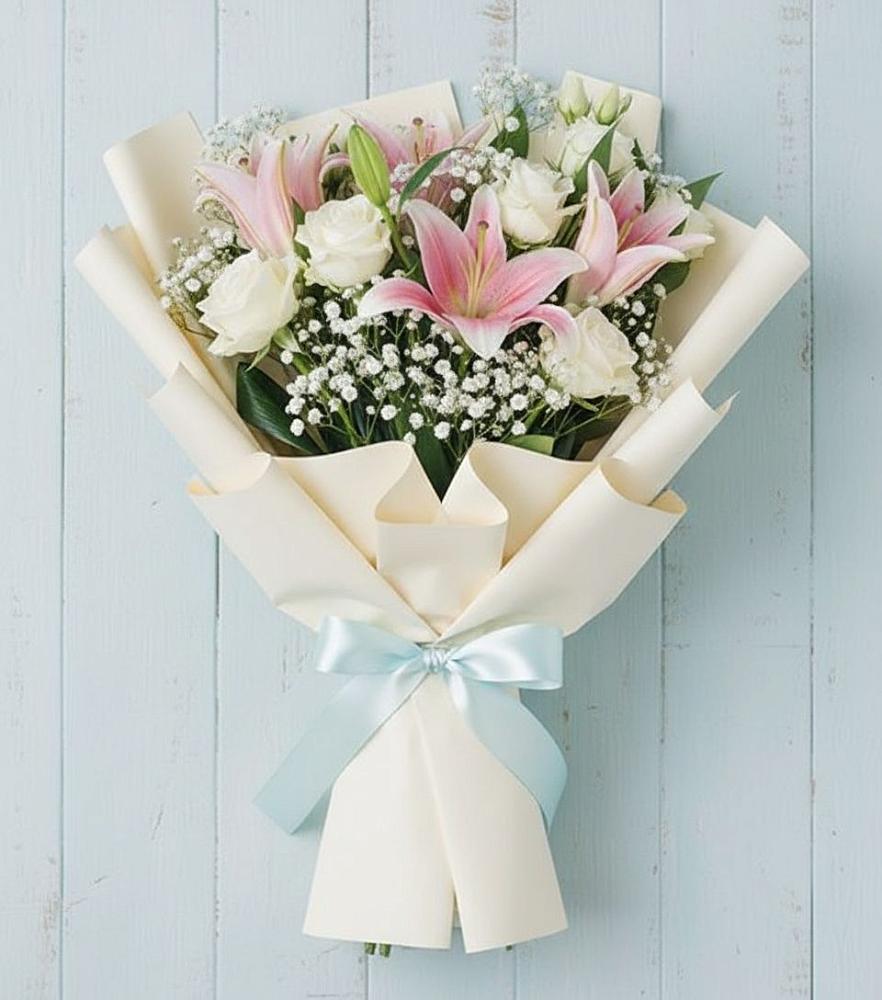 Букет цветов из: Лилии в Эдельбае