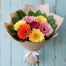 Букет цветов из:  Герберы #REPLACE_PRED# Эдельбае