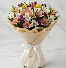 Букет цветов из:  Альстромерии #REPLACE_PRED# Эдельбае
