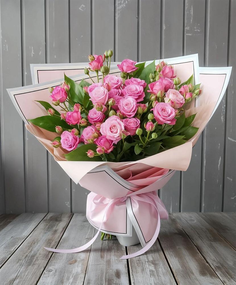 Букет Розовый кустик в Эдельбае