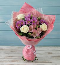 Букет цветов из:  Герберы #REPLACE_PRED# Эдельбае