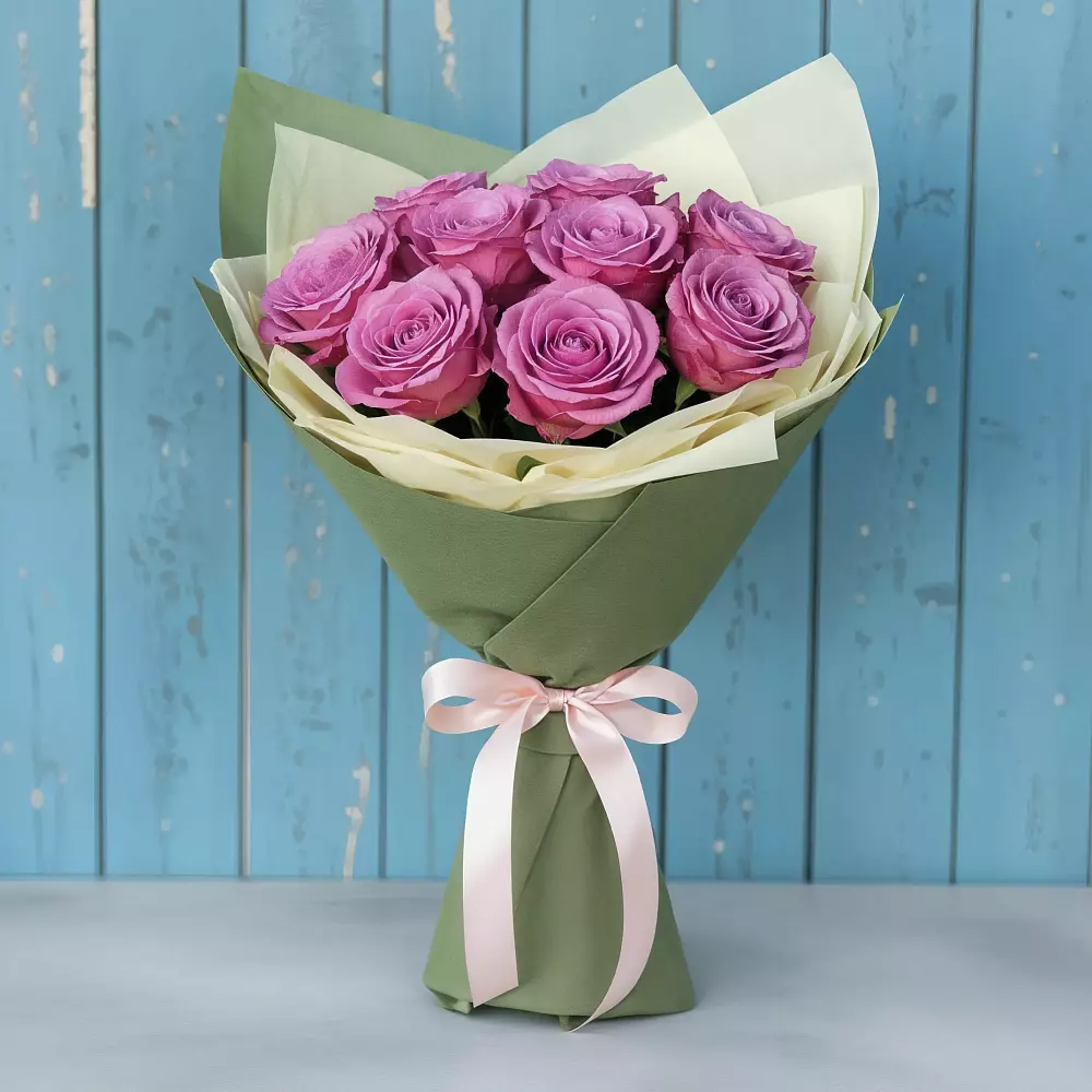 Букет Розы Фёрст Леди в Эдельбае