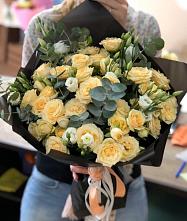 Букет цветов из:  Розы и Лизиантусы в Эдельбае