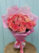 Букет 15 Розовых роз Равель #REPLACE_PRED# Эдельбае