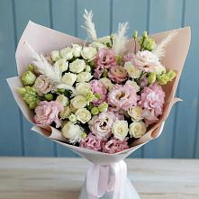 Букет цветов из:  Альстромерии и Розы в Эдельбае
